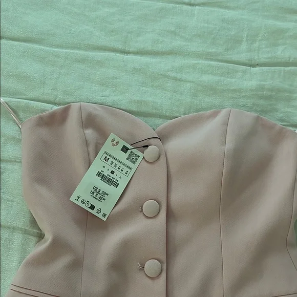 Zara Pink Corset Top - Picture 5 of 8